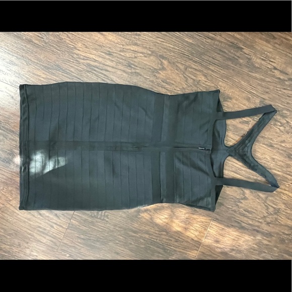 Black Bodycon Dress - Picture 2 of 2